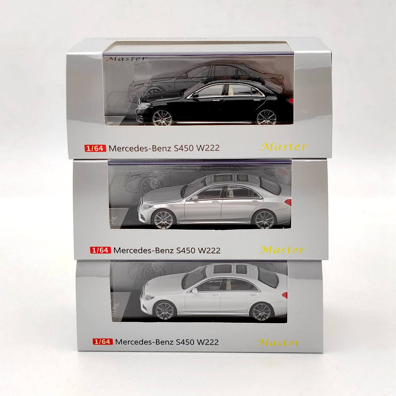 Master 1:64 Mercedes-Benz S450 W222 Diecast Toys Car Models Collection Gifts Limited Edition