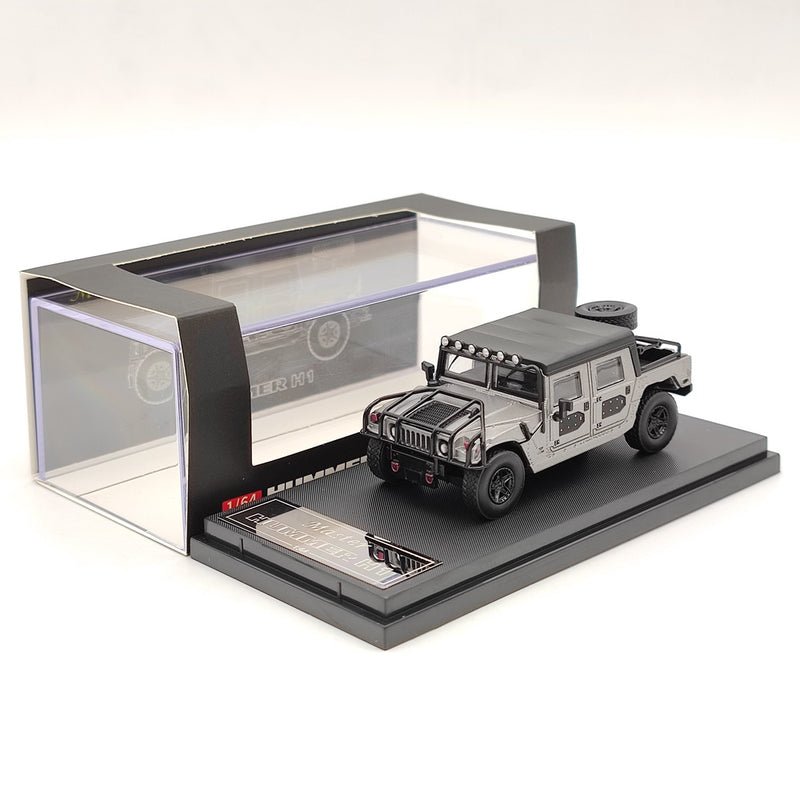 New Master 1:64 Hummer H1 Pickup Truck Shelf Diecast Toys Car Models Collection Gifts Limited Edition