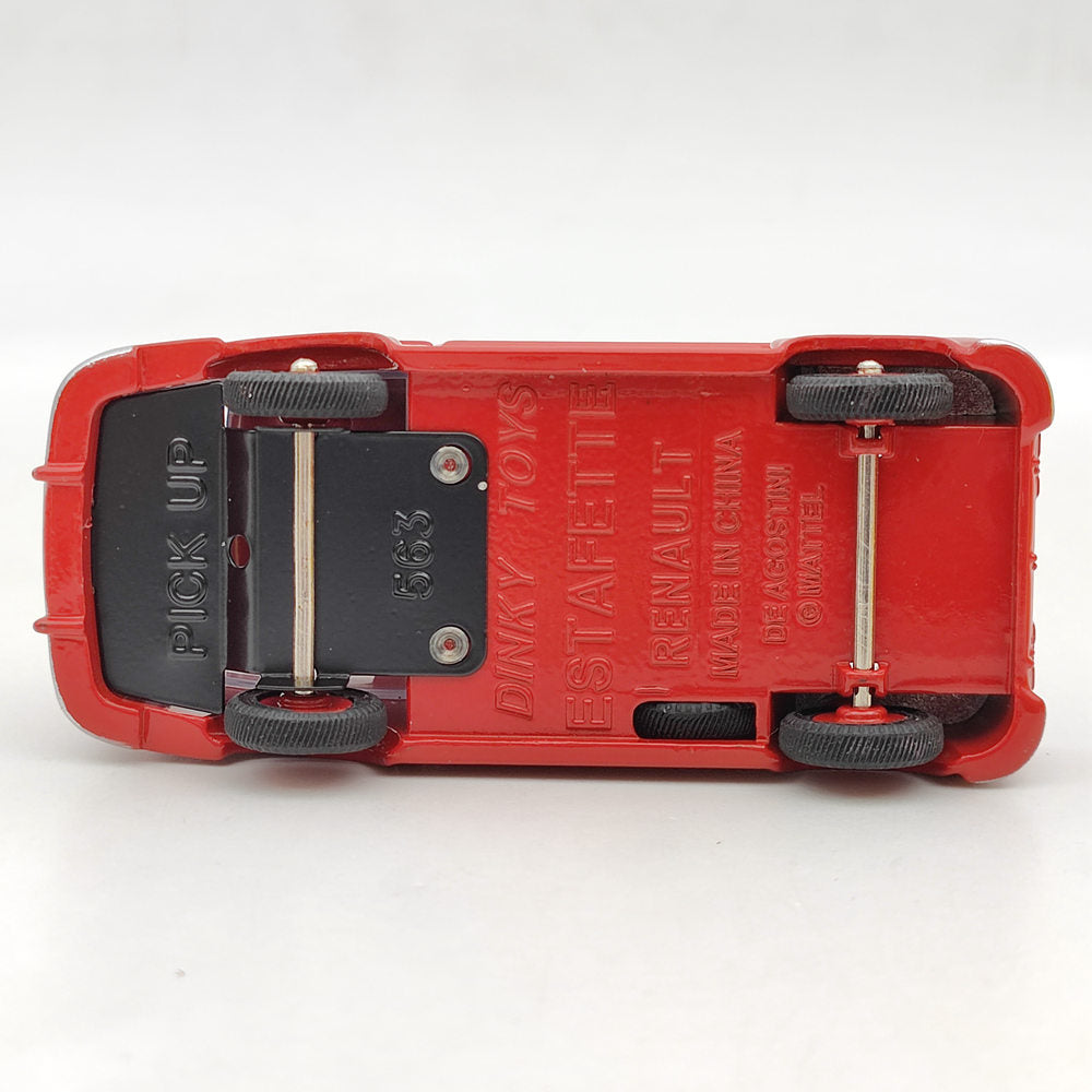 DeAgostini Dinky Toys 564 563 rouge Miroitier Estafette Renault Cabine Vitree moulé sous pression modèle de voiture Collection utilisé