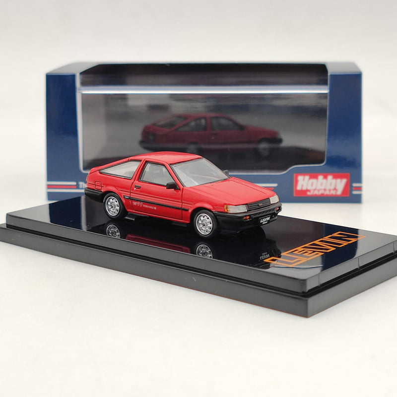 1/64 Hobby Japan TOYOTA COROLLA LEVIN AE86 3 Door GTV Red HJ641037BRK Diecast Model Toys Car Limited Collection Gift
