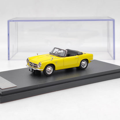 Mark43 1/43 Honda S800 1967 Yellow Convertible PM4375Y Resin Model Car Limited Edition Gift