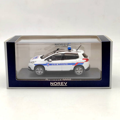 1/43 Norev Peugeot 2008 2013 Police Municipale blanc moulé sous pression modèle voitures limitées