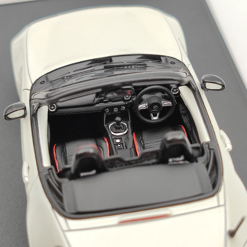 Mark43 1/43 Mazda Roadster RS(ND5RC) Convertible White PM4346RWP Resin Model Car Limited Collection Toys Gift