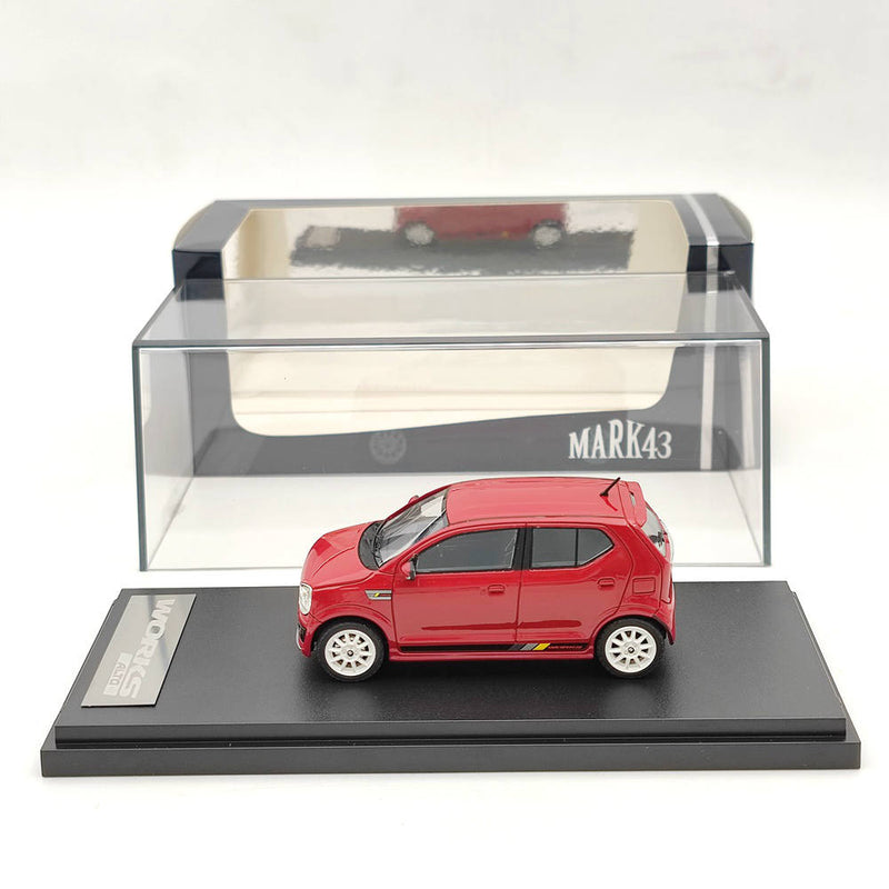Mark43 1/43 Suzuki ALTO Works HA36S Red PM4360WCR Resin Model Car Limited Collection Auto Gift