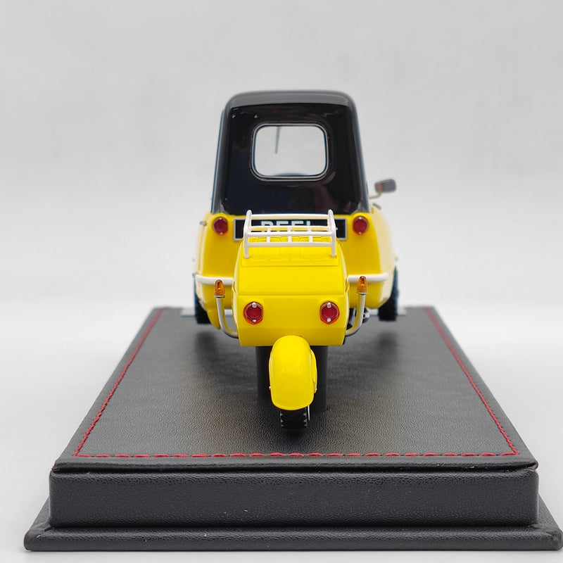 Super Unit Model 1/18 PEEL P50 w/Pav Trailer 1964 Resin Car Limited Yellow Toy Gift