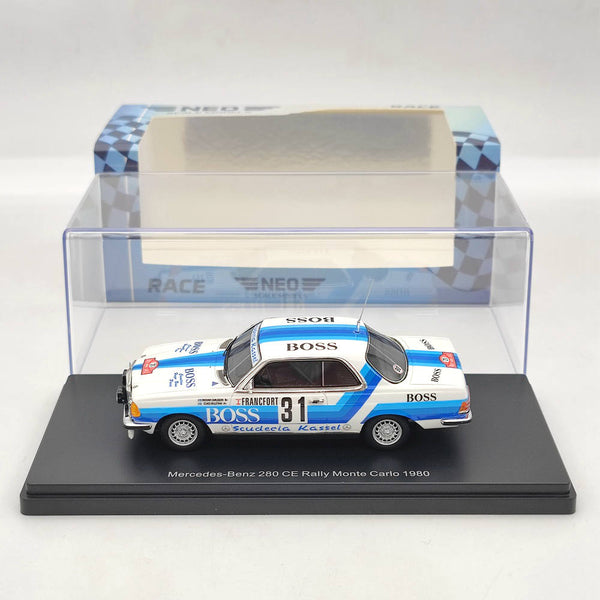 NEO SCALE MODELS 1/43 1980 MERCEDES BENZ 280CE #31 Rally Monte Carlo NEO46671 Resin Toys Car Limited Collection