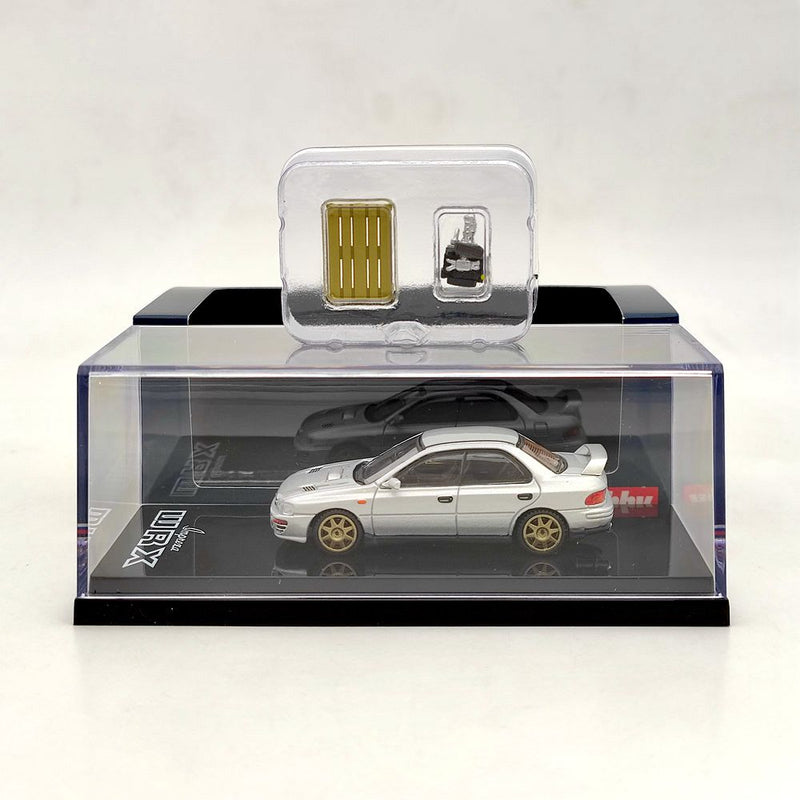 Hobby Japan 1:64 Subaru Impreza WRX GC8 1992 Version With Engine HJ642013BS Diecast Model Toys Car Limited Collection
