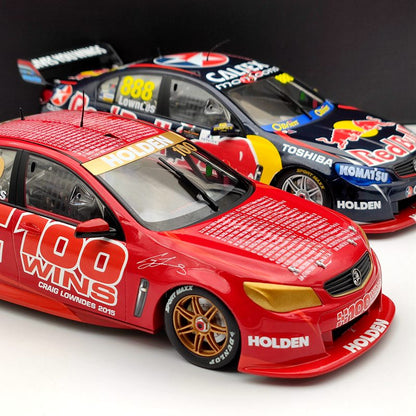 1:18 Classic Carlectables 18599 Craig Lowndes 100 ATCC/V8 Supercar Race Wins Twin Set Limited Diecast Model Collection Auto Gift