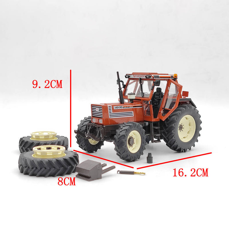 REPLICAGRI REP117 1/32 FIAT 140 90 TRACTOR WITH DETACHABLE DUAL REAR WHEELS