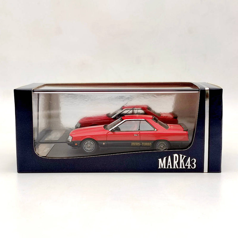 Mark43 1/43 Nissan SKYLINE Hardtop 2000 RS-Turbo KDR30 Red PM4380DRK Resin Model Car Limited Collection Auto Gift