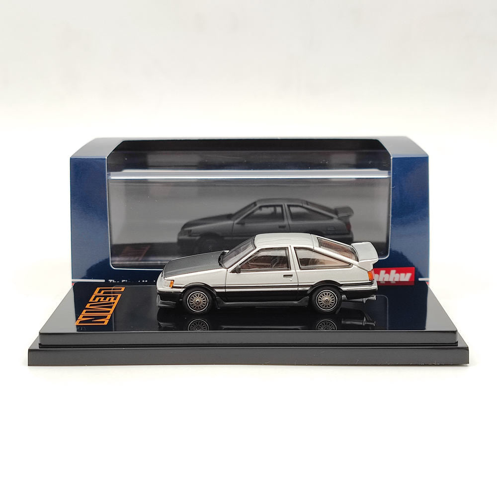 1/64 Hobby Japan TOYOTA COROLLA LEVIN AE86 3 Door CUSTOM Sliver HJ641037CSK Diecast Model Toys Car Limited Collection Gift