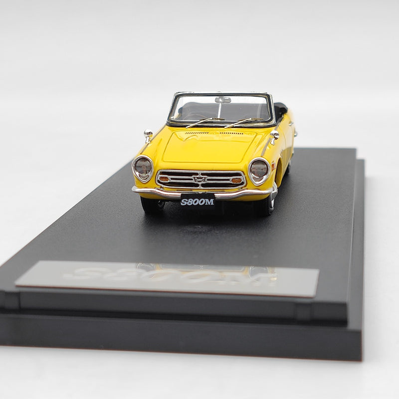 Mark43 1/43 Honda S800M Yellow Convertible PM4349Y  Resin Model Car Limited Collection