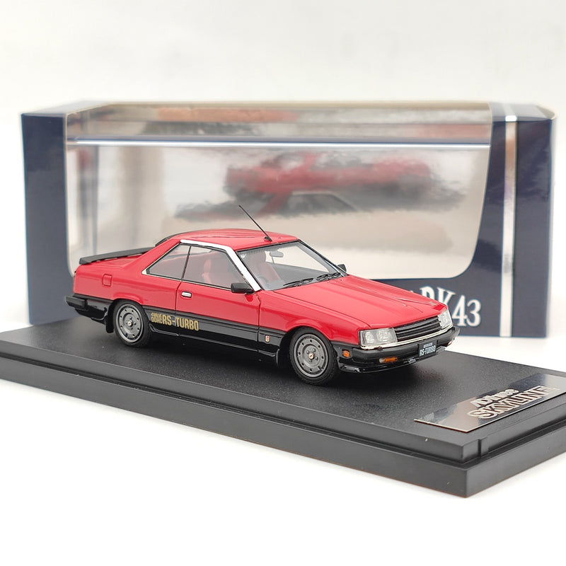 Mark43 1/43 Nissan SKYLINE Hardtop 2000 RS-Turbo KDR30 Red PM4380DRK Resin Model Car Limited Collection Auto Gift