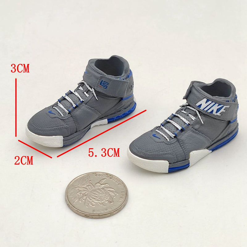 1:6 Scale Mini Shoes Lebron James2 LBJ2 For 12" Hot Toys EB Figure Collectibles
