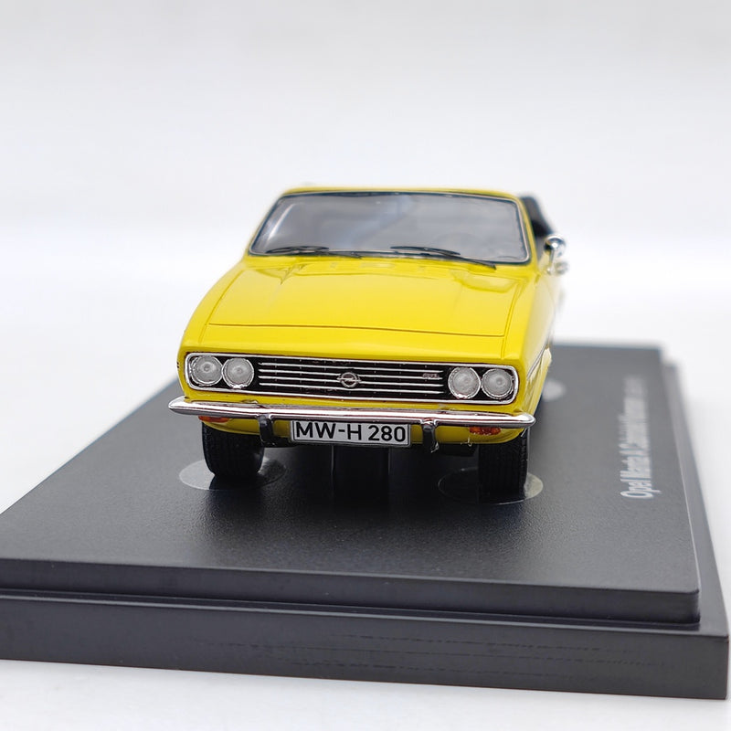 1/43 AutoCult Avenue 43 Opel Manta A Cabriolet Karmann 1971 Yellow