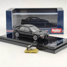 Hobby Japan 1:64 Subaru Impreza WRX GC8 1992 avec moteur Modèle d'affichage HJ642013ABK Jouets moulés sous pression Collection limitée