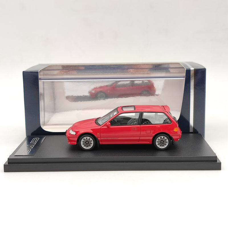 Mark43 1/43 Honda CIVIC Si EF3 with MUGEN CF-48 Wheel Red PM4358SR Resin Model Toy Car Gift