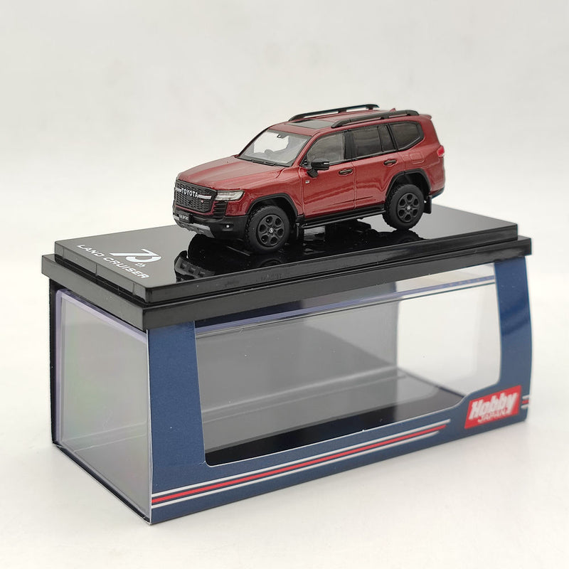 1/64 Hobby Japan Toyota LAND CRUISER (JA300W) GR SPORT Red HJ641050BR Diecast Model Car Limited Collection Toy Gift