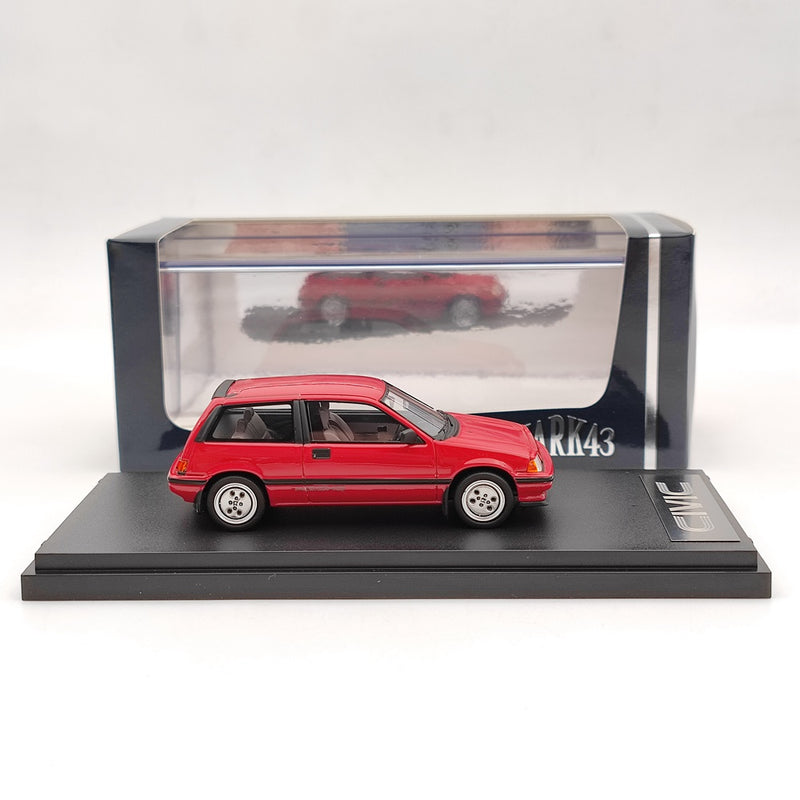 Mark43 1/43 Honda CIVIC Si AT 1984 Red PM4399R Model Car Limited Collection