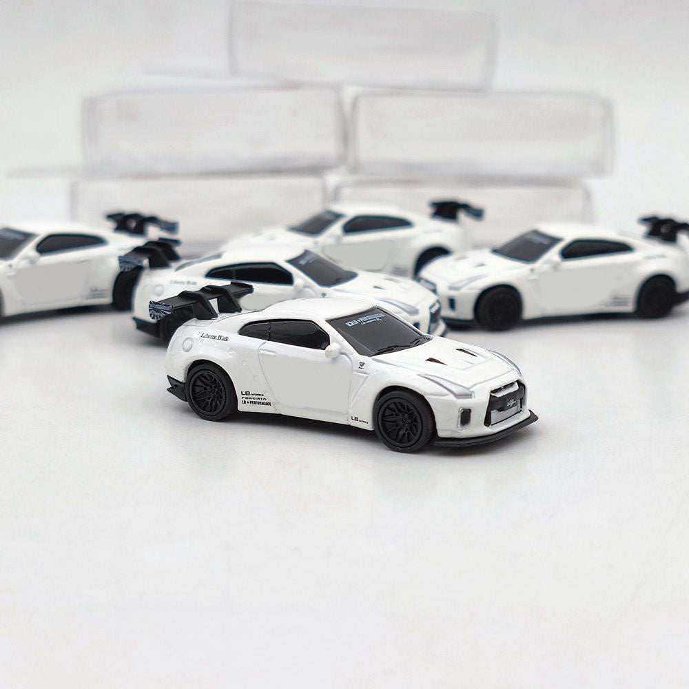 5PCS/10PCS SUM 1:87 Nissan GTR 34 Liberty Walk Diecast Models Toys Car Collection Auto Gifts
