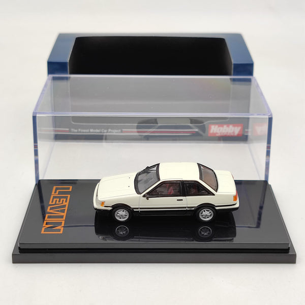 1/64 Hobby Japan TOYOTA COROLLA LEVIN AE86 GT APEX 2 Door White HJ641035AWK Diecast Model Toys Car Limited Collection Gift