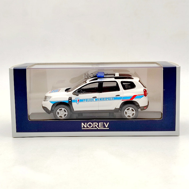 Norev 1/43 2018 Dacia Duster Policie Municipale White & Blue Diecast Models Car
