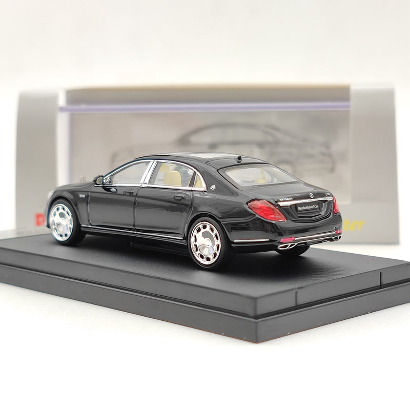 10pcs Master 1:64 Mercedes Benz Maybach S-Class S680/S560 Diecast Model Toys Car Collection Limited Edition Black Gifts