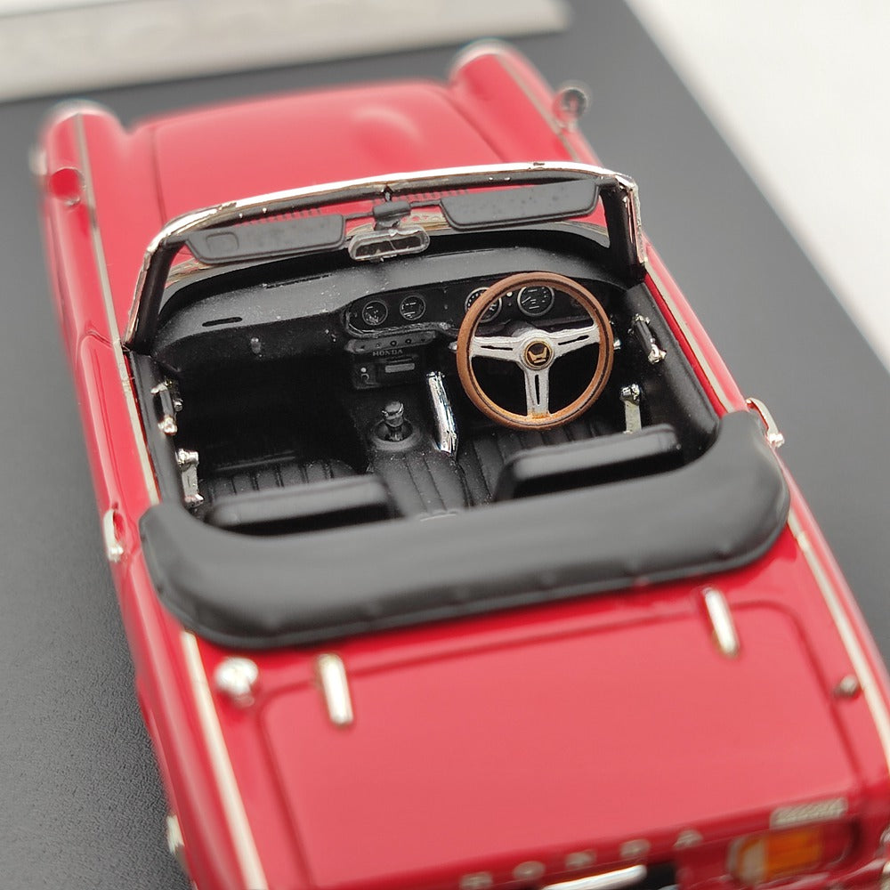 Mark43 1:43 Honda S800M Scarlet Convertible PM4349R Resin Model Car Limited Collection Gift
