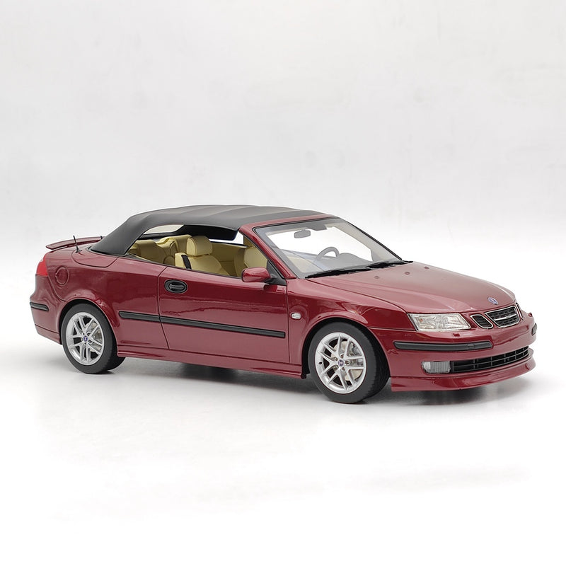 DNA Collectibles 1/18 Saab 9-3 Convertible Aero 2005 DNA000087 Resin Model Red Toy Gift