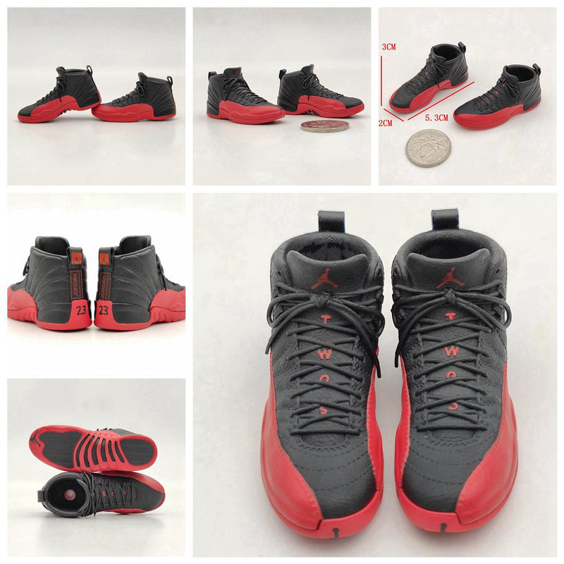 1:6 Scale Mini Shoes Air Jordan AJ12 For 12" Hot Toys EB Figure Collectibles