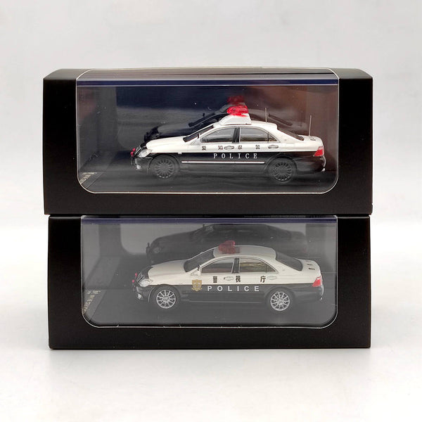 DCM 1:64 Toyota CROWN Japan Metropolitan Police Agency Diecast Toys Car Models Collection Gifts