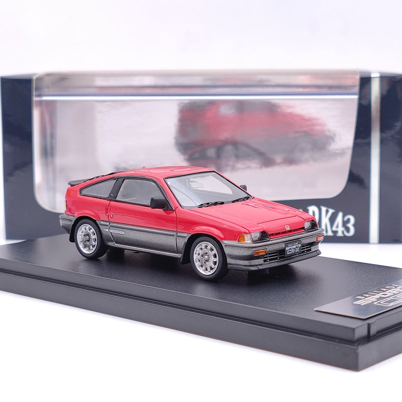 Mark43 1/43 Honda Ballade Sports CR-X Si AS CF-48 Wheel Red PM4384SR Resin Model Limited Collection