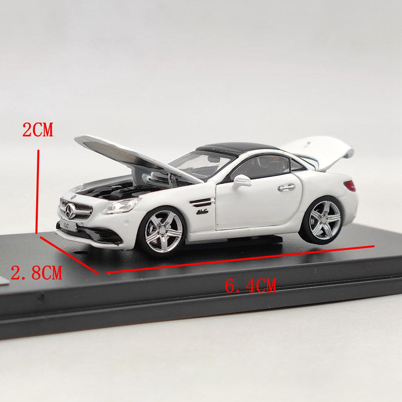 LF 1/64 Mercedes-Benz SLC Limited Edition Diecast Toys Car Models Collection Gifts all open