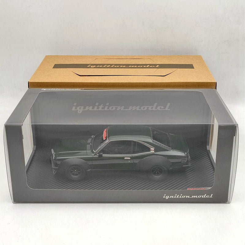 Ignition Model 1/18 Mazda Savanna (S124A) Racing Green IG2031 Resin Model Car Toys Gift