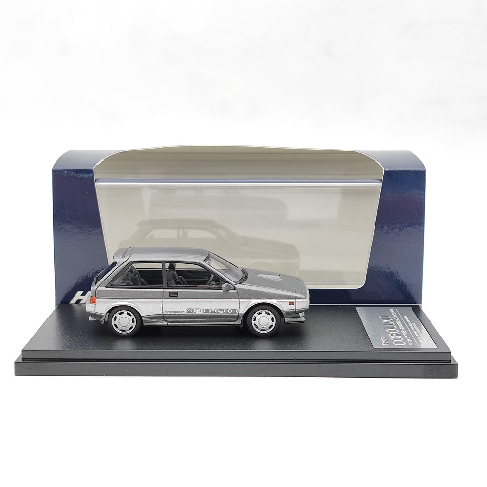 Modèle réduit de voiture en résine Hi-Story Toyota Corolla II Retra GP Turbo Sports Packaga 1986 HS336 1/43