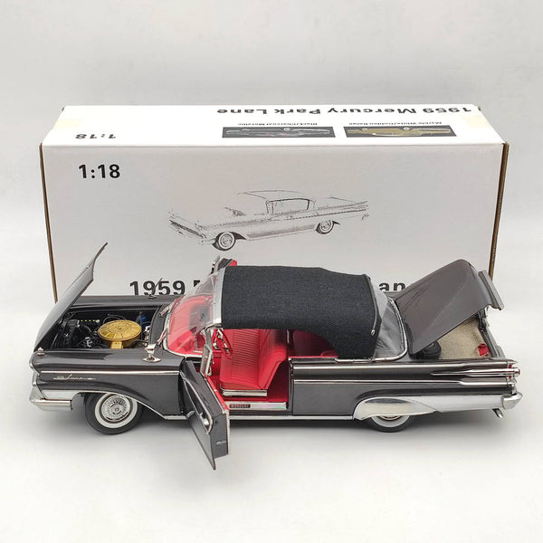 1/18 1959 Mercury Park Lane Soft Top Diecast Model Cars Limited Collection Black Christmas Toy Gifts