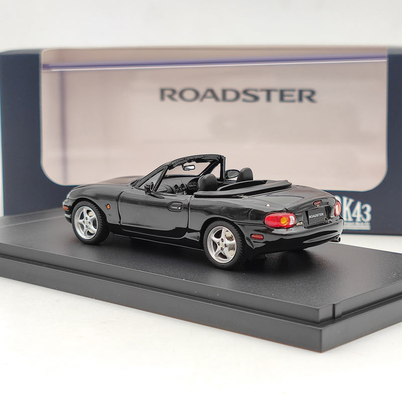Mark43 1/43 Mazda Roadster RS (NB8C) 1998 Convertible Black PM4325ABK Resin Model Car Gift
