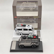 Master 1:64 Land Rover Defender Metal Van Camp Diecast Toys Modèles de voitures Véhicules miniatures limités Collection de loisirs Cadeaux 