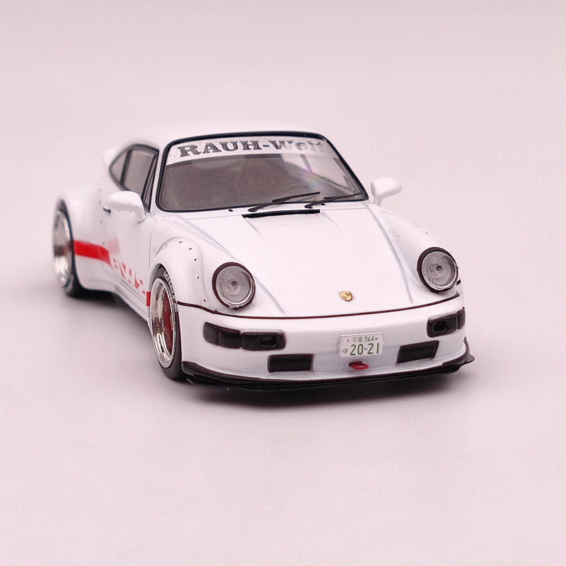 IXO 1/43 PORSCHE RWB 964 Rauhwelt MOC305 White Diecast Model Limited Collection