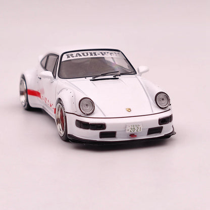 IXO 1/43 PORSCHE RWB 964 Rauhwelt MOC305 White Diecast Model Limited Collection