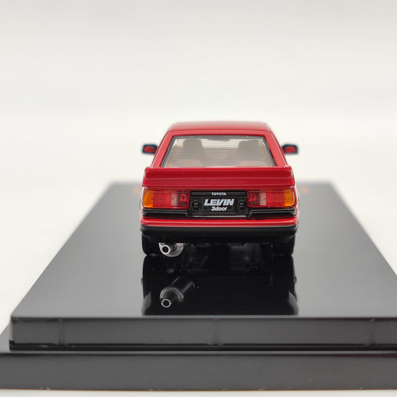 1/64 Hobby Japan TOYOTA COROLLA LEVIN AE86 3 Door CUSTOM Red HJ641037CRK Diecast Model Toys Car Limited Collection Gift