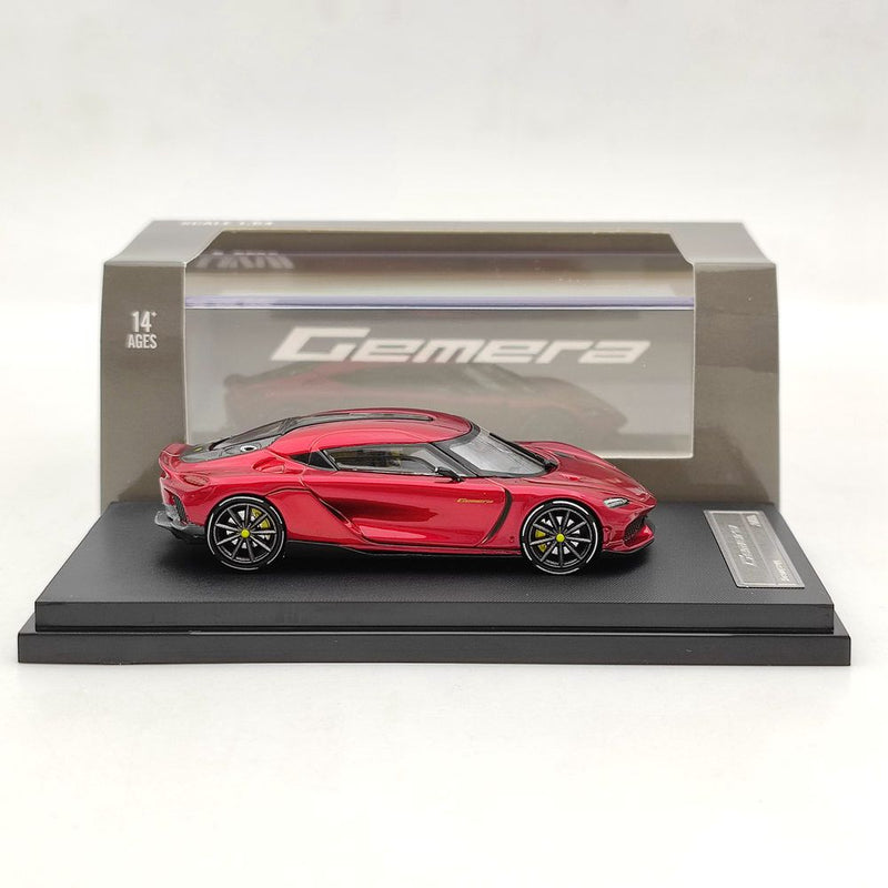 HKM 1:64 Koenigsegg Gemera Double Door Hybrid Supercar Diecast Toys Car Models Collection Gifts Limited Edition