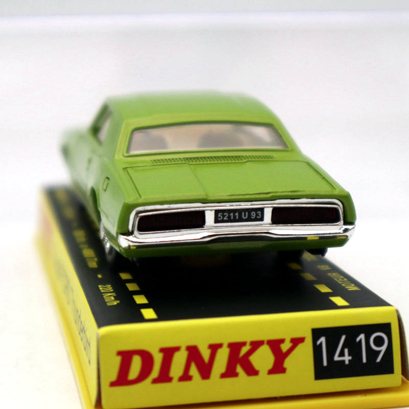 10pcs 1/43 Atlas Dinky toys 1419 COUPE FORD THUNDERBIRD Green Diecast Models Toys car Gift Collection