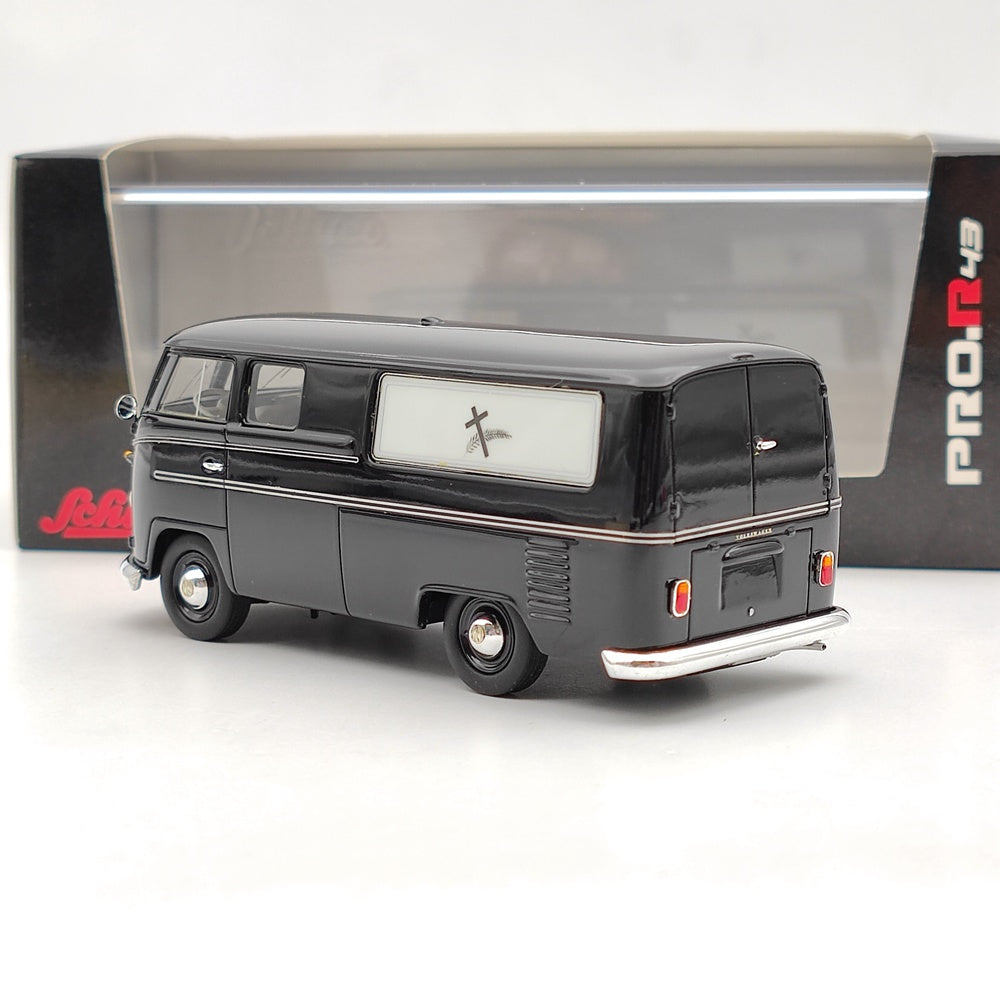 SCHUCO 1:43 VOLKSWAGEN T1 MINIBUS 1961 HEARSE FUNERAL TOY CAR CARRO FUNEBRE RESIN GIFT