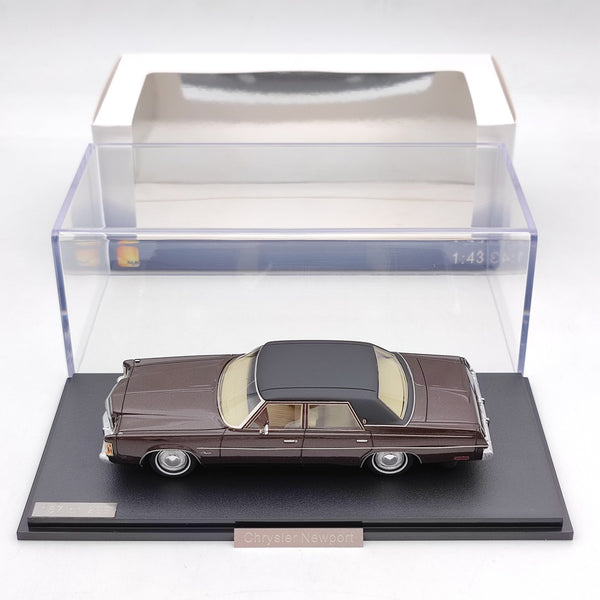 GLM Models 1/43 1974 Chrysler Newport #106401 Brown Resin Car Limited Collection