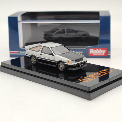 1/64 Hobby Japan TOYOTA COROLLA LEVIN AE86 3 Door CUSTOM Sliver HJ641037CSK Diecast Model Toys Car Limited Collection Gift