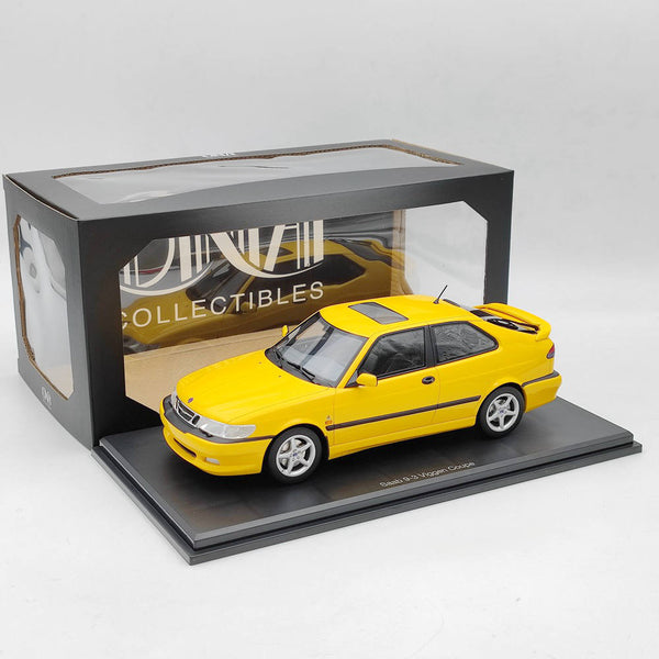 DNA Collectibles 1/18 Saab 9-3 Viggen Coupe 2000 DNA000078 Resin Model Yellow Toy Car Gift