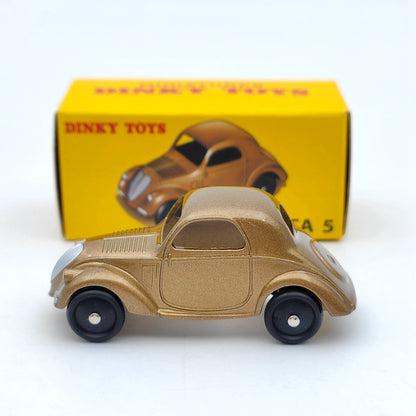 DeAgostini 1:43 Dinky Toys 35A Simca 5 Brown Metal Diecast Car Modèles Cadeaux Décorations
