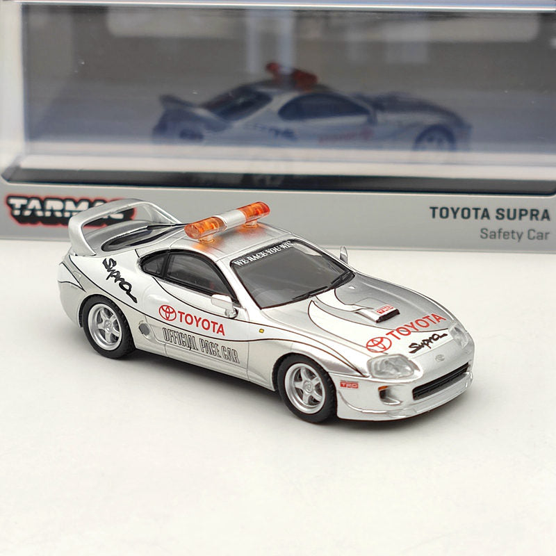 Tarmac Works 1:64 Hobby Toyota Supra Safety Car/GReddy Diecast Toys Models Collection Gifts