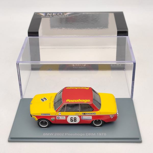 NEO SCALE MODELS 1/43 1970 BMW 2002 Pneuhoge DRM #68 Resin Limited Collection Toy Car Gift